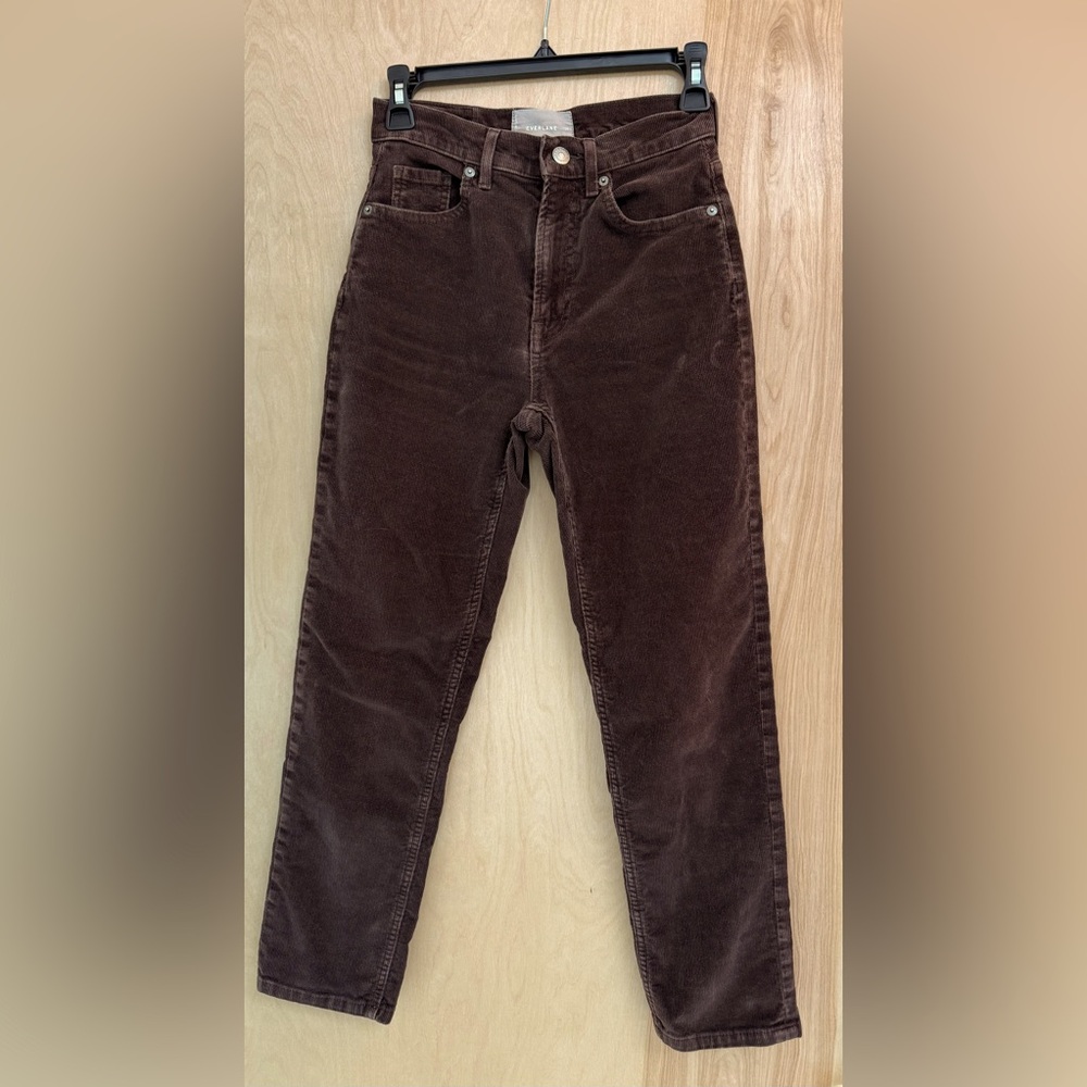 Everlane Baby Cord Cheeky Crop jeans. - Picture 2 of 7